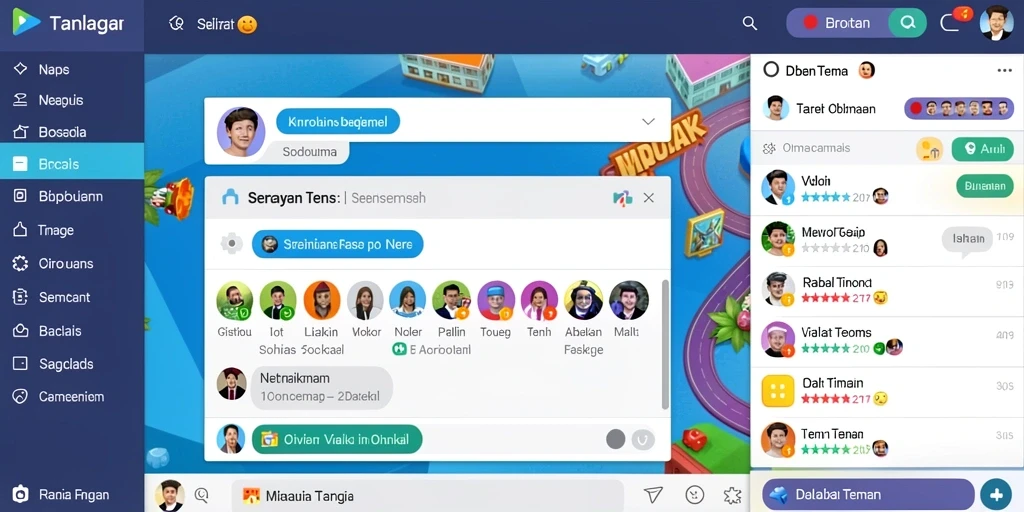 Tampilan awal yang menarik dan user-friendly.