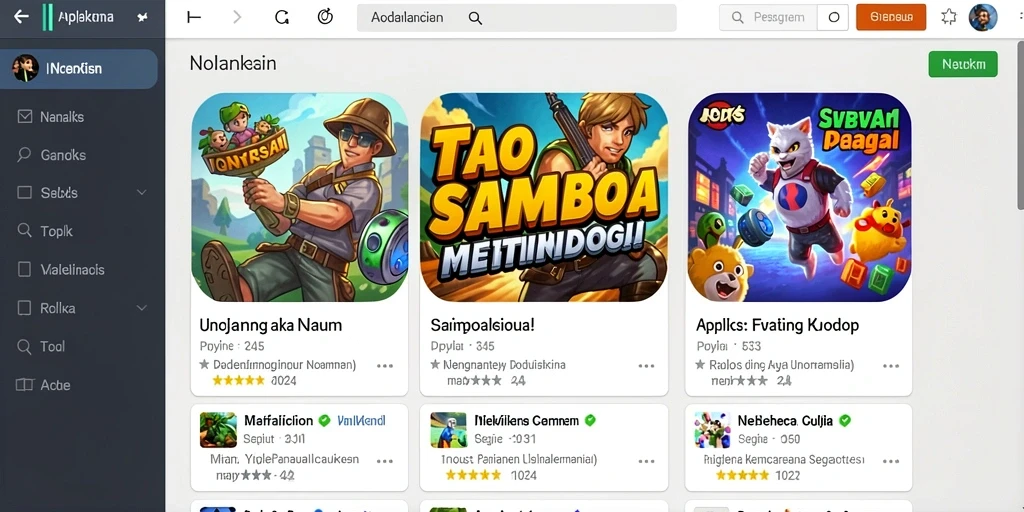 Tampilan antarmuka modern dan menarik.