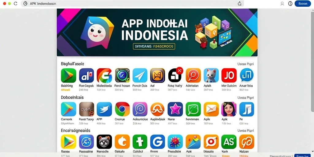 Tampilan menu utama yang sederhana dan mudah dinavigasi.