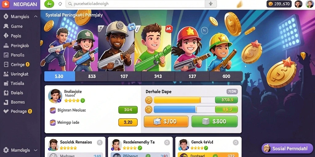 Tampilan utama aplikasi JACKPOT168 dengan desain yang menarik.