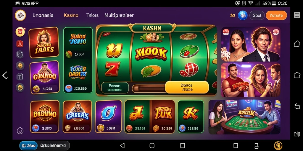 Tampilan awal aplikasi KEPO66 yang menarik.