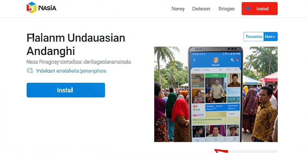 Tampilan awal yang menarik dan intuitif.