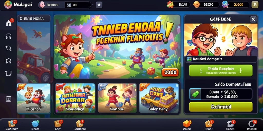 Tampilan utama ROYALTOTO yang intuitif dan menarik.